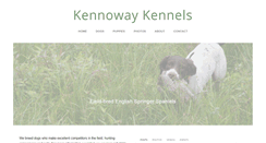 Desktop Screenshot of kennowaykennels.com